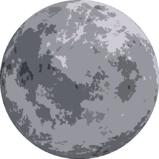 A full moon sprite