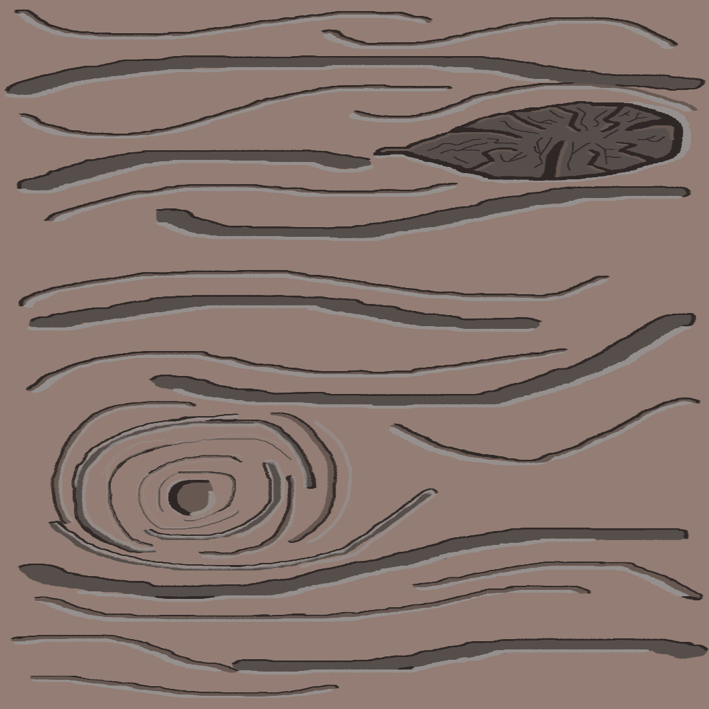 Wood, Texture, Cartoon, Tree, Brown, Oak